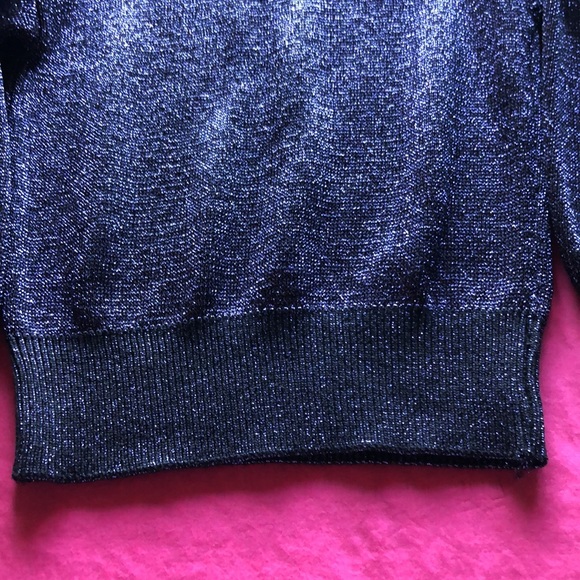 Vintage Pierre Cardin metallic purple pullover top - Picture 3 of 11